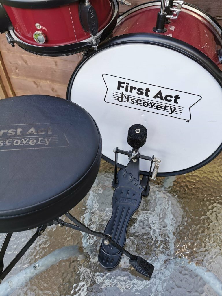 first act kids drum set